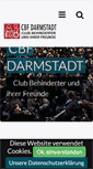 Mobile Screenshot of cbf-da.de