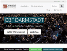 Tablet Screenshot of cbf-da.de